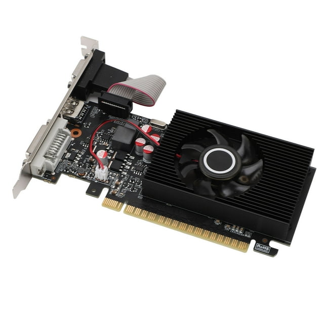 Tarjeta Gráfica, Tarjeta Gráfica PCI Express X8 3.0 Estable 4 GB Condensador De Estado Sólido Enfriamiento Rápido 128 Bits Bajo Consumo De Energía Para Computadora De