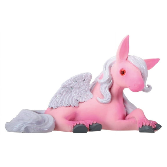 5 Inch Acadia The Pink Pegasus with White Hair and Wings Figurine