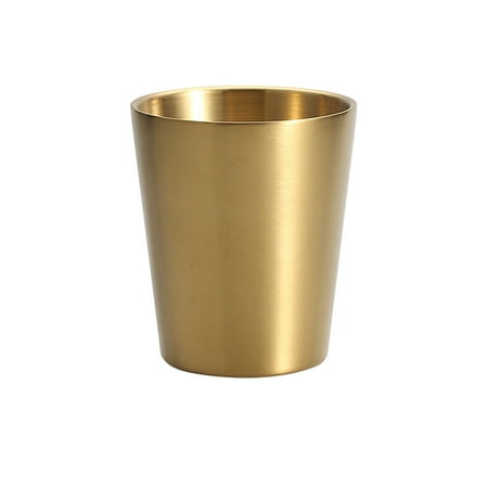 

ZTTD Stainless Steel Cups Shatterproof Cup Tumblers Metal Drinking Glasses For Bar Home Restaurant Kitchen Supplies A