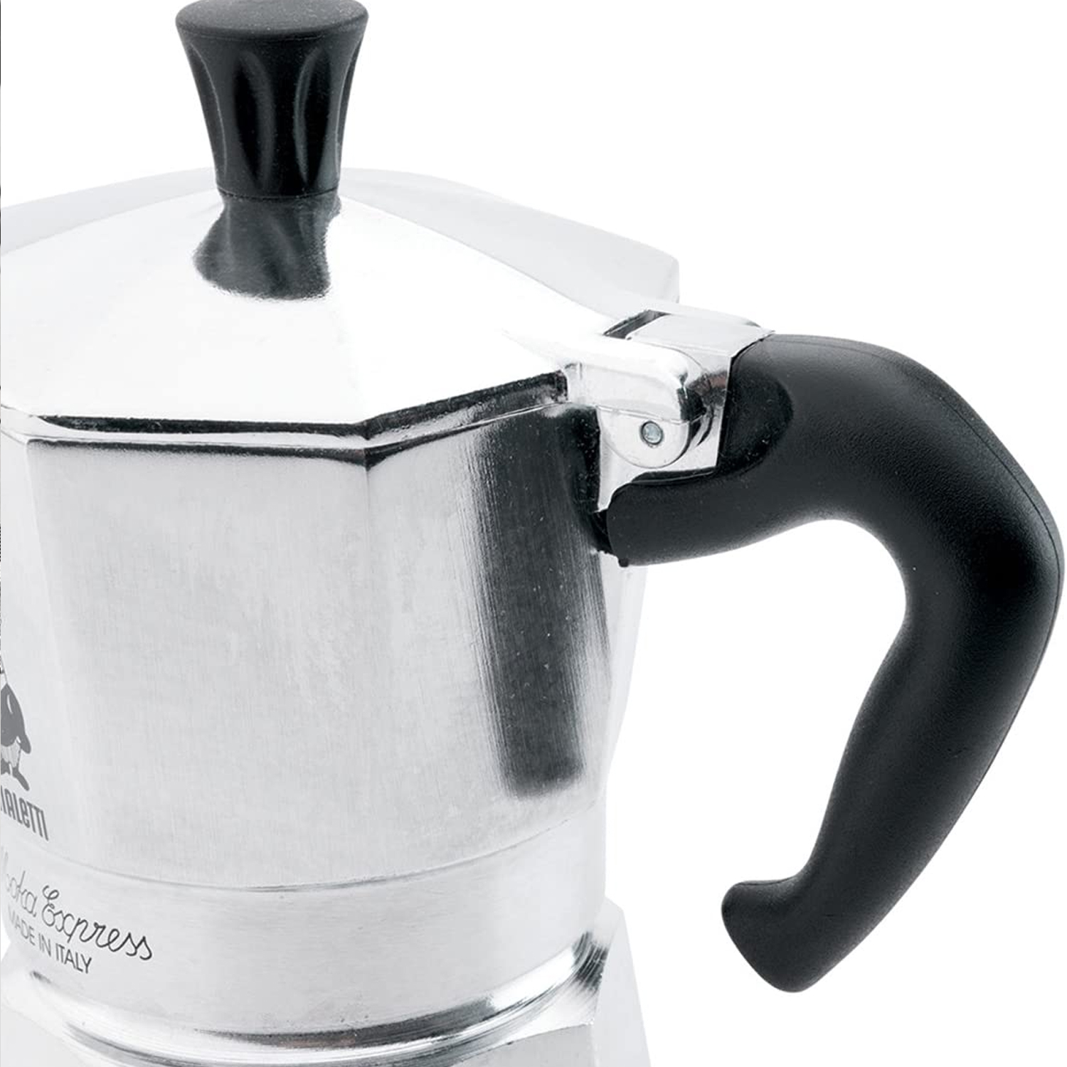 Bialetti Aluminum 6 Cup Stovetop Steamer Espresso Coffee Maker Brewer, Silver - image 3 of 7