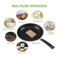 thumbnail image 2 of 16PCS Biodegradable Compostable Cellulose Kitchen Sponges Coconut Scrubber - Eco Friendly Sponge for Dishes Cleaning, 2 of 9