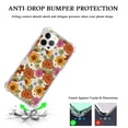 thumbnail image 3 of Retro Flowers Case for iPhone 14 Pro Max,Aesthetic Art Design TPU Bumper Cover Case, 3 of 5