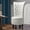 Beige, variant on Guqiart Velvet Upholstered Accent Chair with Storage, High Back Throne Vanity Seat, Tufted Armless Living Room Chair, Bedroom Lounge Furniture with Hidden Compartment