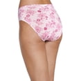 thumbnail image 3 of Jockey Women's Underwear Elance Breathe French Cut - 3 Pack, Majestic Berry/Floral Snowflake/White, 10, 3 of 3