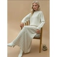 thumbnail image 2 of Textured Sweater & Flared Skirt Knit Co-Ord Set, 2 of 6