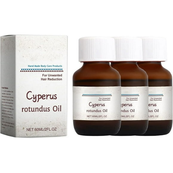 Huile pour le Corps, Huile de Cyperus rotundus, Crème pour Enlever les Poils, Réduire la Pousse des Poils du Corps, Naturellement (3)