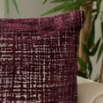 thumbnail image 4 of SAFAVIEH Prenlia Abstract Decorative Pillow, 18" x 18", Purple/Silver, 4 of 5