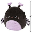 thumbnail image 2 of Squishmallows 8" Citlalli the Black and Purple Valentine's Day Ladybug W/ Heart Antennae- Officially Licensed Jazwares Plush - Collectible Soft & Squishy Stuffed Animal- Gift for Kids, Girls & Boys, 2 of 5