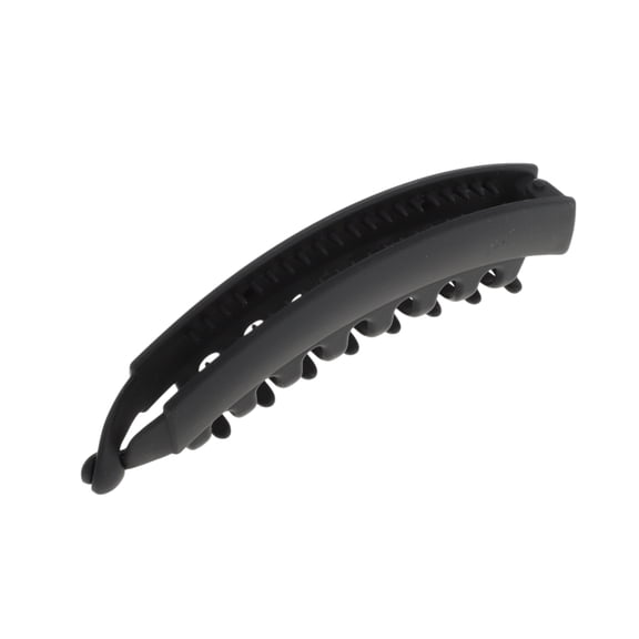 Unique Bargains 1 Pc Fashion Banana Hair Clips for Home Black