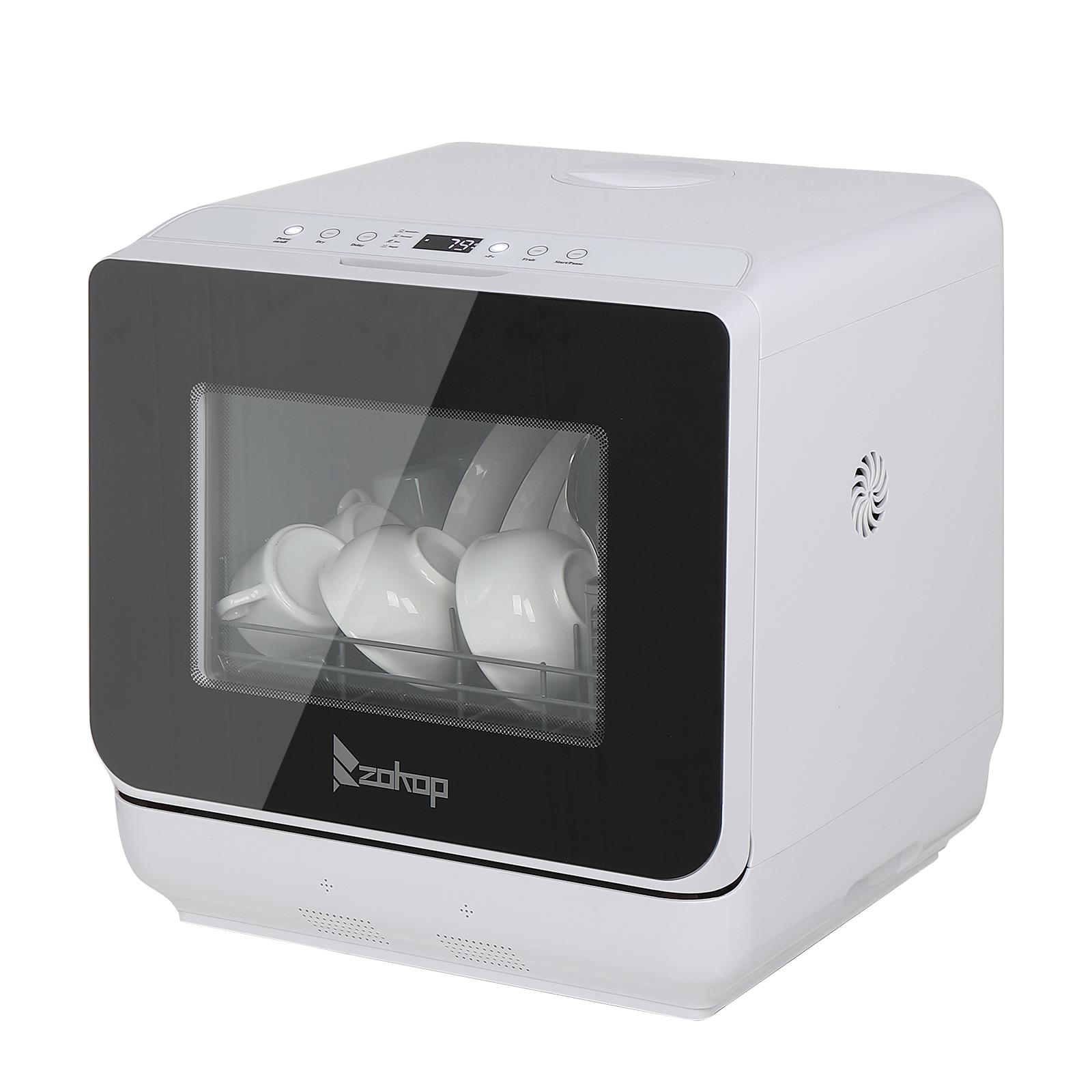 Zimtown 5 Washing Programs Portable Countertop Dishwasher