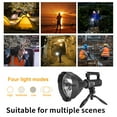 thumbnail image 4 of Luz de búsqueda al aire libre Lámpara de puntos de mano con trípode ajustable Luz baja / media / fu TOMSHOO Lámpara portátil, 4 of 7