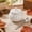 3.9in, variant on Dvumao Pumpkin Shape Ceramic Serving Bowl, White Halloween Candy Bowl with Lid for Fall Decor