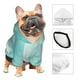 thumbnail image 3 of Fotbe Blue Marble Sudadera con Estampado para Perros Pequeños – Suéter con Capucha para Mascotas, Tela Suave de Forro Polar con Bolsillo-Small, 3 of 7