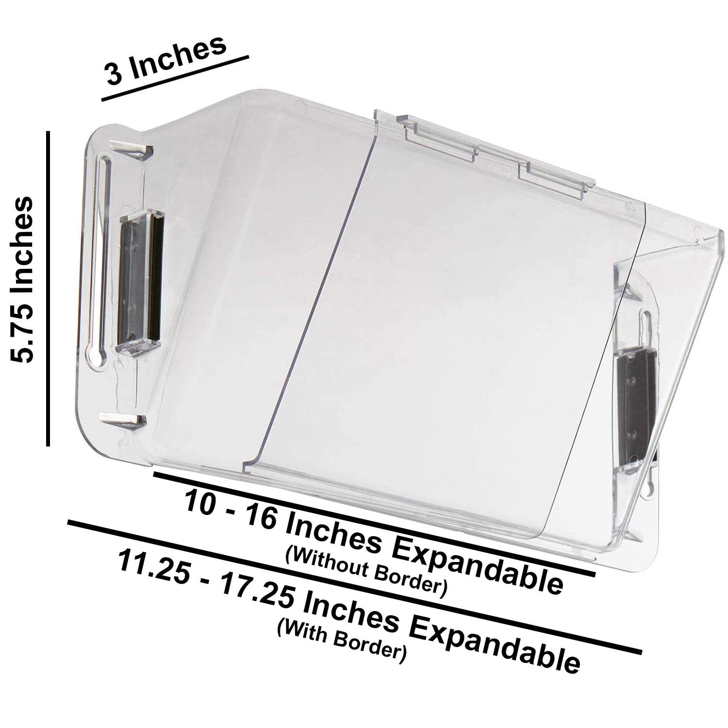 Home Intuition Adjustable Magnetic Heat and Air Deflector for Vents, Sidewall, and Ceiling Registers, 2 Pack