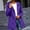 Purple women fleece zip up jacket a1, variant on BRELIL Women's Fall Winter Hooded Zip Up Jacket Casual Drawstring Loose Shacket Coat, Army Green 2XL