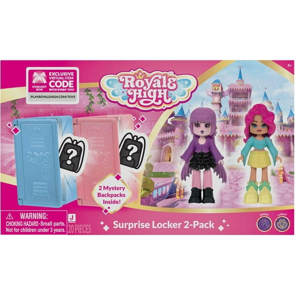 Royale High Surprise Locker Doll 2-Pack (Starlight Bow Virtual Item Code)
