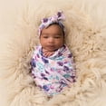 thumbnail image 2 of Manta Con Estampado Floral Safe Stretch Wrap Swaddle Soft Swaddle Blanket Plegable Colorful Recepción Manta Recién Nacido Stretch Wrap Swaddle Para Niños Minnieouse BA000691-02, 2 of 7