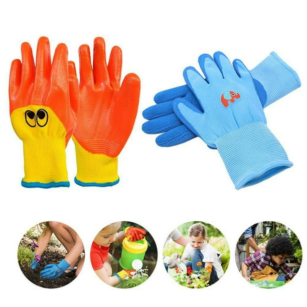 Acheter Gant de jardinage pour enfants, animaux de dessin animé, gants de  protection multicolores, gants de travail pour enfants, unisexe