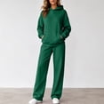 thumbnail image 2 of Womens 2 Piece Lounge Sets Matching Sweatsuits Oversized Hoodie Jogger Sweatpants Set Workout Tracksuit Airport Travel Outfits Comfy Loungewear, 2 of 6