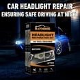 Restowipes Headlight Cleaner Wipes, Restoration Kit for Auto Headlamp