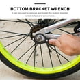 thumbnail image 4 of Minkissy Bottom Bracket Tool 1Pack for Cyclists in Black Aluminum Alloy 23X6CM, 4 of 7