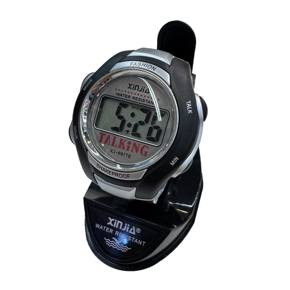 Xinjia English Talking Watch Digital Voice Sports Watch with Alarm
