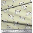 thumbnail image 3 of Soimoi Crepe Silk Fabric Labrador Dog Print Fabric by The Yard 42 Inch Wide, 3 of 3
