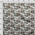 thumbnail image 2 of oneOone Georgette Viscose Fabric Leaves & Floral Ikat Print Fabric By Yard 42 Inch Wide, 2 of 4
