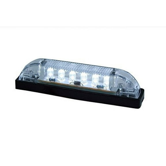 LED Bar Light - Heavy Duty, Water Resistant 12 Volt DC LED Courtesy Convenience lamp, Warm White LEDs, 4