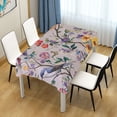 thumbnail image 3 of Yayeee Tablecloths for Rectangular Tables 60 x 60 inch Party Table Cover, Purple Floral Pattern, 3 of 6