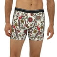 thumbnail image 2 of Disketp Dark Enchanted Flowers And Birds Men's Boxer Briefs Men’s Underwear Boxer Briefs for Men, 2 of 7
