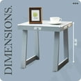 thumbnail image 2 of ZYPPP Charlie Table - Sturdy, Versatile, Sleek and Modern Accent Piece Perfect for Small Spaces & Living Room (Grey, End Table), 2 of 6