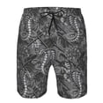 thumbnail image 4 of Kdxio Snake Pattern Mens Casual Shorts - Drawstring Summer Beach Sports Shorts for Men, 4 of 9