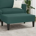 thumbnail image 1 of vidaXL Footstool Dark Green 77x55x31 cm Velvet, 1 of 5