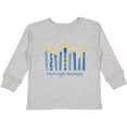 thumbnail image 3 of Inktastic Peace Light Hanukkah Boys or Girls Long Sleeve Toddler T-Shirt, 3 of 5