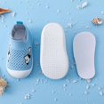 thumbnail image 5 of Toddler Shoes for Unisex Closed Toe Knit Mesh Cartoon Jacquard On Shoes Anti Soft Sole Toddler Sneaker for Baby First Walkers Summer Blue Size 5, 5 of 8