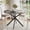 Grey, variant on 47.2 Inch Round Dining Table for 4, Farmhouse Wood Kitchen Table, Circle Dinner Table for Kitchen & Dining Room, Grey