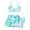 G-Green, variant on ibiyuan Girls Tankini Swimsuits ,3 Pieces 4t Bathing Suits for Girls Adjustable Straps Girls Swimwear Tankini Ruffle Bikini Sets for Girls Swim Tank Top Tropical Floral Skirted Swimwear,6-7 Y