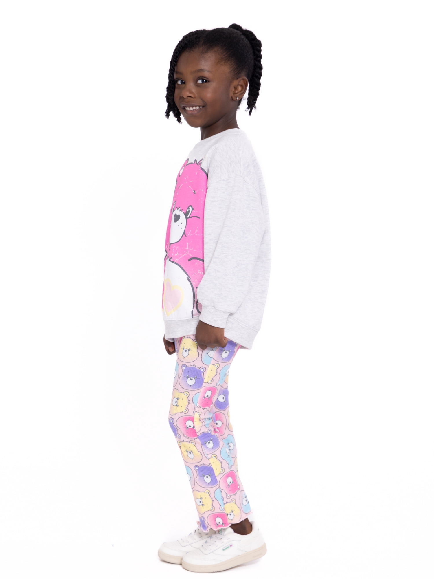 Care Bears Toddler Girl Graphic Sweatshirt and Leggings Set, 2-Piece, Sizes 12M-5T