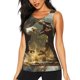 thumbnail image 1 of Fotbe Dinosaur Bald Eagle Blusas Sin Mangas para Mujer – Estilo Casual, Corte Suelto, Slim-Fit, Cuello Redondo Deportivo, Tops de Verano para Gimnasio y Yoga-X-Large, 1 of 7