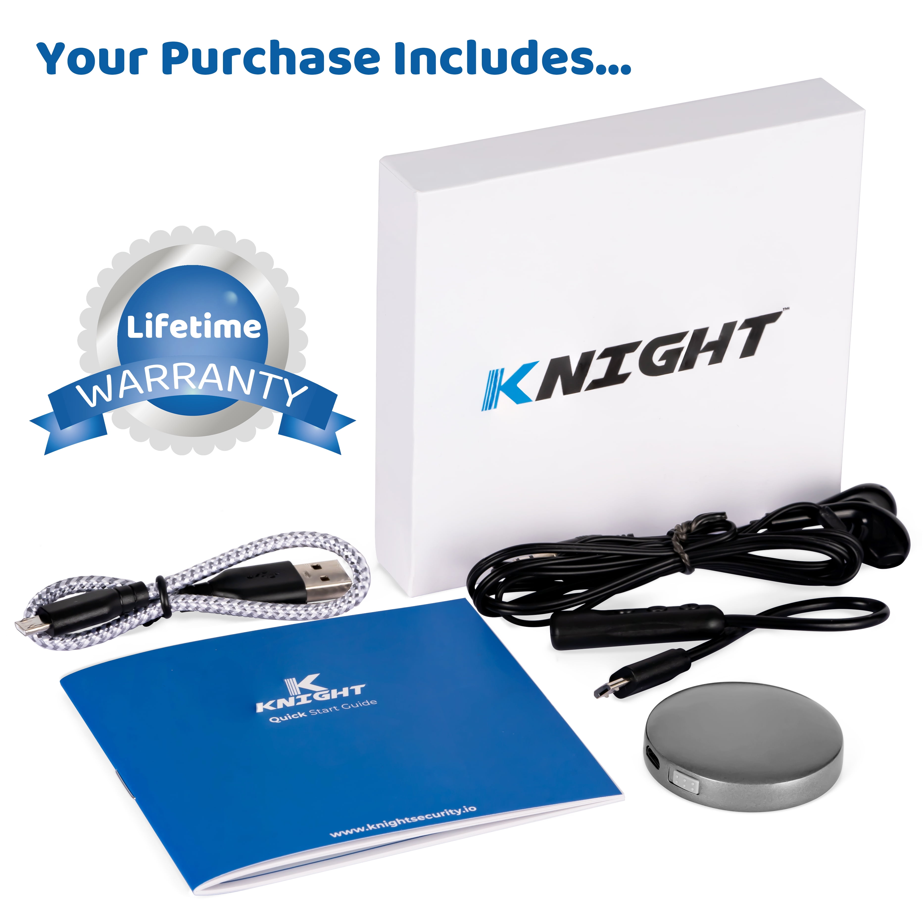 Knight 128GB (1600 hour) Hidden Voice Recorder, HD Audio Recorder, Grabadora De Voz Espia, Voice Activated Recorder Spy Device, Secret Recording Device
