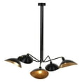 thumbnail image 3 of Lettie 5 Light Gold Leaf Detail 49 Inch Dia Pendant, 3 of 5