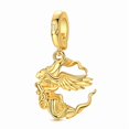 thumbnail image 1 of Dije de Virgo Dorado de Aleación Bañado en Plata, 1 of 7