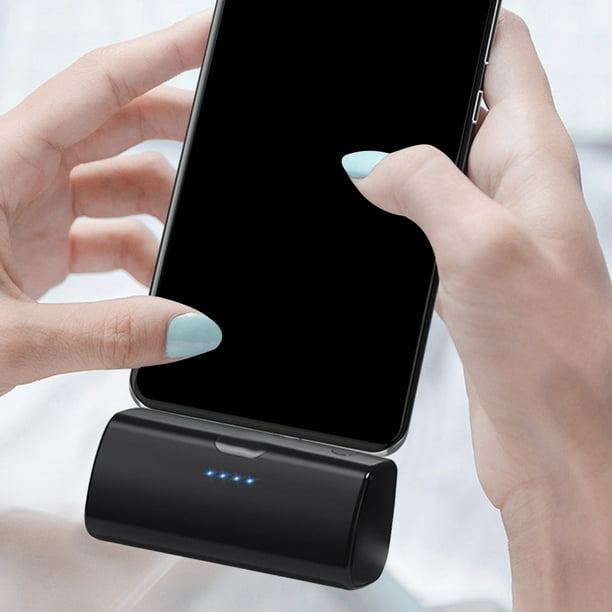 Power Bank Linterna LED Tipo-C Cargador de teléfono de viaje portátil para iPhone Huawei