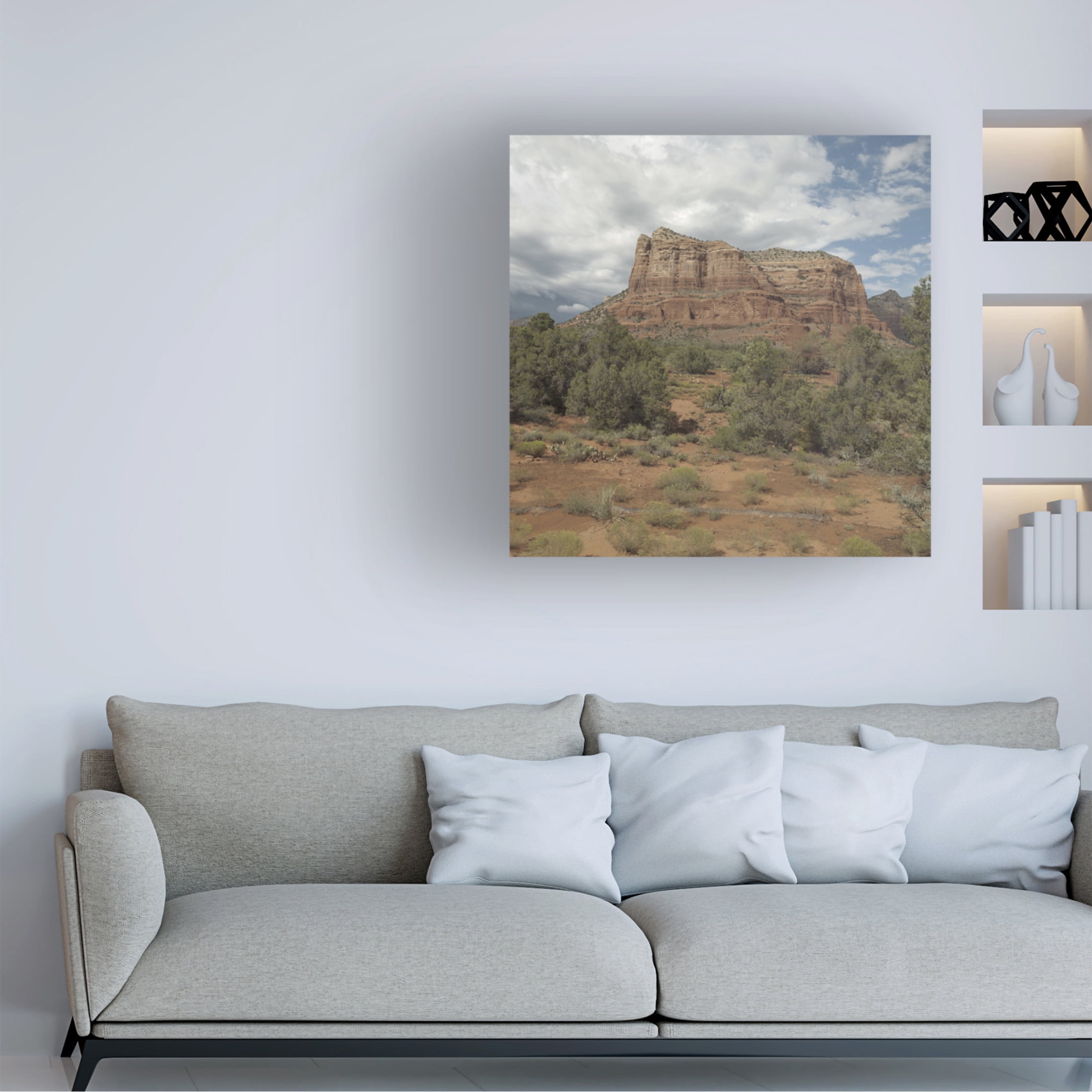 Canvas Wall Art - Decent Exposures 'American Southwest' Wall Art for Living Room, Bedroom, or Office Décor by Trademark Fine Art - 24 x 24 Inches
