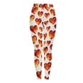 thumbnail image 5 of FAWUUDO Womens Stretch Leggings With Valentine Print Yoga Pants For Running Workout Elastic Fitness Tights Casual Holiday Season Wear, 5 of 9