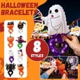 thumbnail image 2 of Halloween Wrist Balloon, 50 Pack Cartoon Ghost Inflatable for Halloween Party Decorations, 2 of 8