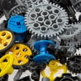 thumbnail image 2 of ASTEM 100+PCS Technic Gears and Axles Compatible with Lego Technic-Sets,Gears-Rack (Gears-Pins-Axles Differential New) for Car Building Brick Accessories Pieces Sets (Random Color), 2 of 5