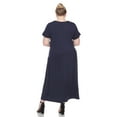 thumbnail image 4 of White Mark Robe Maxi à Manches Courtes pour Femmes, 4 of 6