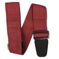 thumbnail image 2 of Henry Heller Guitar Strap Burgundy Nylon 2 Inch Wide HPOLM Electric Acoustic, 2 of 9